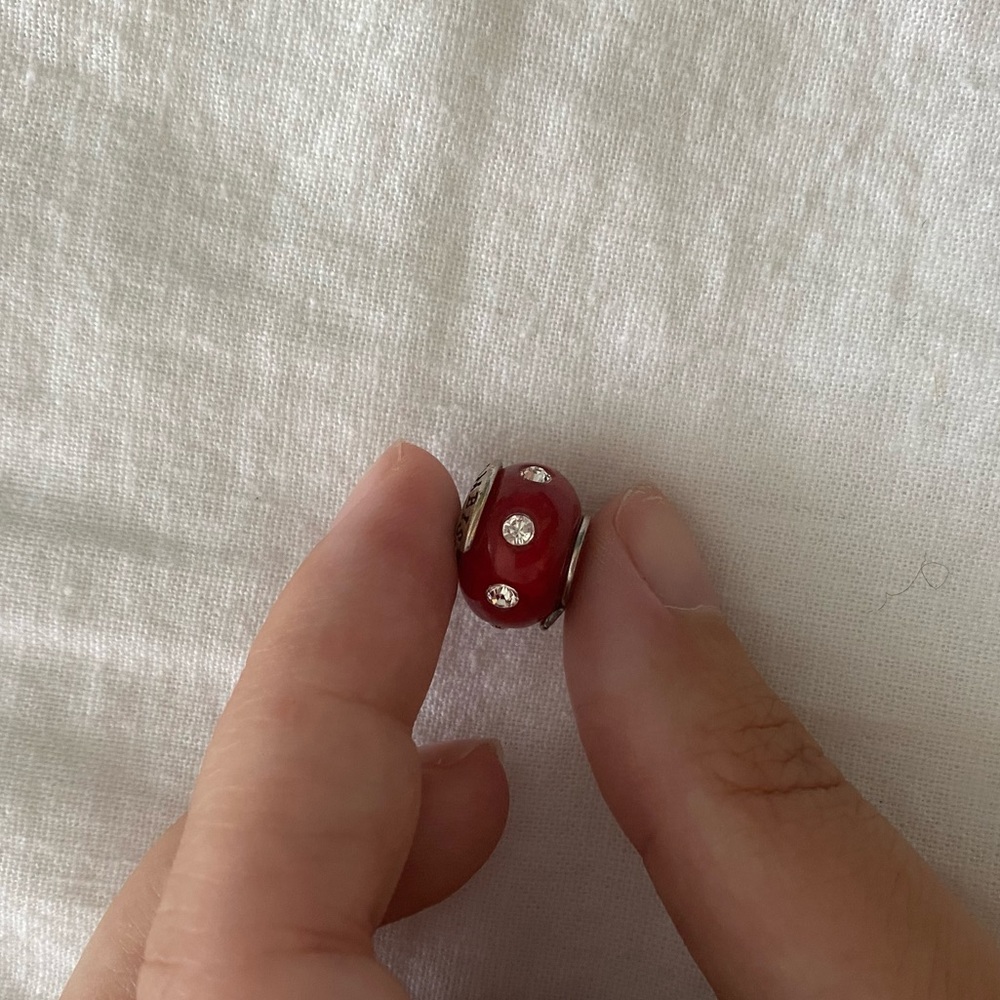Red Pandora charm